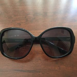 Vince Cumuto oversized glasses.